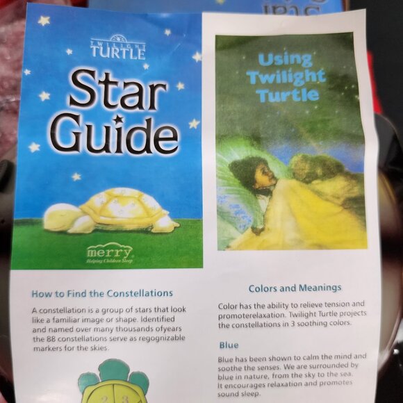Twilight Turtle TV Star Guide Seven Function Constellation Ceiling Night Light - Picture 15 of 16